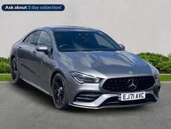 Grey Used 2021 Mercedes CLA180 AMG Line Premium Plus Sedan | £25,754 (Fair price)