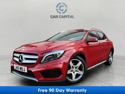Red Used 2015 Mercedes GLA250 AMG line SUV | £12,980 (Fair price)