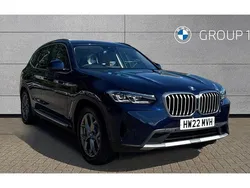 Fire red Used 2022 BMW X3 xLine SUV | £34,995 (Fair price)
