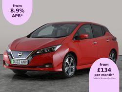 Red Used 2022 Nissan Leaf N-Connecta Hatchback | £10,435 (Fair price)