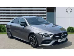 Grey Used 2023 Mercedes CLA200 AMG Line Premium Coupe | £24,941