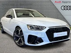 White Used 2024 Audi A4 Black Edition Sedan | £27,800 (Fair price)