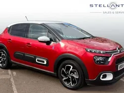 Red Used 2022 Citroën C3 PureTech Hatchback | £11,943 (Fair price)