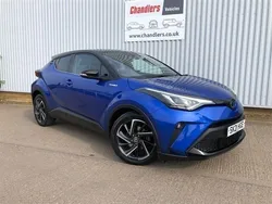Blue Used 2021 Toyota C-HR SUV | £18,490 (Fair price)