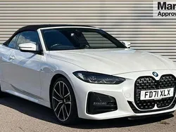 White Used 2022 BMW 420 M Sport Cabriolet | £29,045 (Fair price)