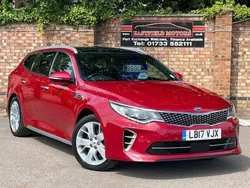 Red Used 2017 Kia Optima 2 Estate | £9,990 (Fair price)