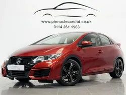 Red Used 2016 Honda Civic S Hatchback | £6,950 (Fair price)