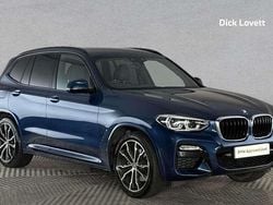 Blue Used 2019 BMW X3 M Sport SUV | £25,700 (Fair price)