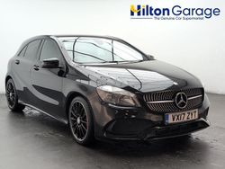 Black Used 2017 Mercedes A200 AMG line Hatchback | £12,650 (Fair price)