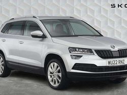 Brilliant silver metallic Used 2022 Skoda Karoq SE L SUV | £21,530 (Fair price)