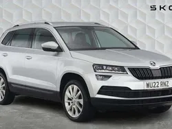 Brilliant silver metallic Used 2022 Skoda Karoq SE L SUV | £22,347 (Fair price)