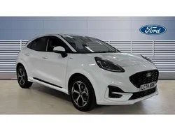 White Used 2024 Ford Puma ST-Line SUV | £20,285 (A bit pricey)
