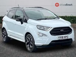 Solid paint Used 2018 Ford Ecosport ST-Line SUV | £9,372 (Fair price)