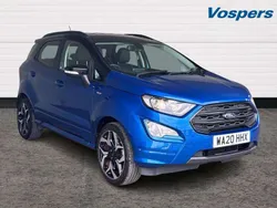 Blue Used 2020 Ford Ecosport ST-Line SUV | £11,650 (Fair price)