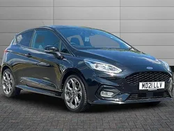 Black Used 2021 Ford Fiesta ST-Line Hatchback | £12,792 (Fair price)