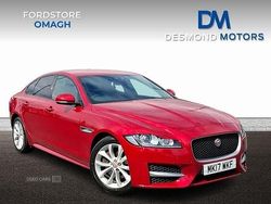 Red Used 2017 Jaguar XF R-Sport Sedan | £10,789 (Fair price)