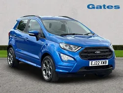 Blue Used 2022 Ford Ecosport ST-Line SUV | £13,399 (Fair price)