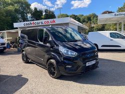 Black Used 2020 Ford Transit Custom Limited Van | £14,495 (Fair price)