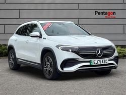 White Used 2021 Mercedes EQA250 AMG line SUV | £20,450 (Fair price)
