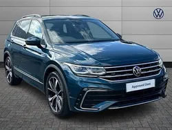 Blue Used 2022 VW Tiguan R-line SUV | £25,751 (Fair price)