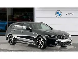 Black sapphire Used 2022 BMW 320 M Sport Estate | £30,369 (Expensive)