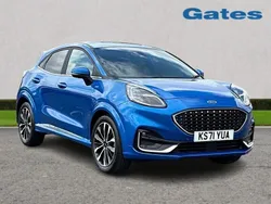 Blue Used 2022 Ford Puma ST-Line Hatchback | £17,499 (Fair price)