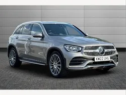 Silver Used 2022 Mercedes GLC220 AMG Line Premium SUV | £35,990 (Expensive)