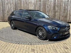 Blue Used 2022 Mercedes E200 AMG line Estate | £36,699