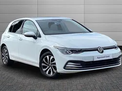 White Used 2021 VW Golf VIII Active Hatchback | £18,050 (Fair price)