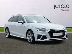 White Used 2020 Audi A4 S-Line Estate | £16,420 (Fair price)