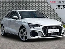 White Used 2022 Audi A3 e-tron S-Line Hatchback | £20,195 (Fair price)