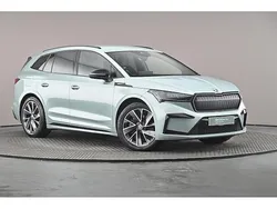 Arctic silver metallic Used 2022 Skoda Enyaq iV SportLine SUV | £22,817 (Fair price)