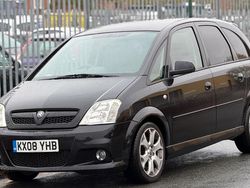 Black Used 2008 Vauxhall Meriva MPV | £4,495 (Expensive)