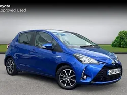 Blue Used 2019 Toyota Yaris Hybrid Hatchback | £11,727 (Good price)