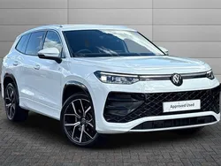 Pure white Used 2025 VW Tayron R-line SUV | £37,999 (Good price)