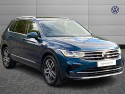 Blue Used 2022 VW Tiguan Elegance SUV | £23,178 (Fair price)