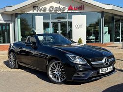 Black Used 2018 Mercedes SLC180 AMG line Cabriolet | £16,590 (Fair price)