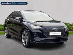 Black Used 2025 Audi Q4 Sportback e-tron Black Edition SUV | £54,097