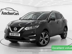 Black Used 2019 Nissan Qashqai N-Connecta SUV | £10,695 (Good price)
