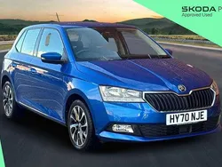 Race blue metallic Used 2020 Skoda Fabia SE Drive Hatchback | £11,200 (Fair price)