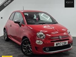 Red Used 2017 Fiat 500 S Hatchback | £4,795 (Good price)