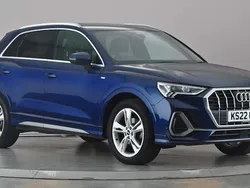 Blue Used 2022 Audi Q3 S-Line SUV | £27,499 (Good price)