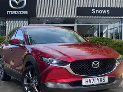 Soul crystal red Used 2021 Mazda CX-30 Inclusive SUV | £18,297 (Fair price)