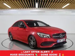 Red Used 2017 Mercedes CLA220 AMG line Sedan | £13,799 (Good price)
