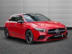 Red Used 2019 Mercedes A35 AMG Premium Plus Hatchback | £27,795 (Fair price)