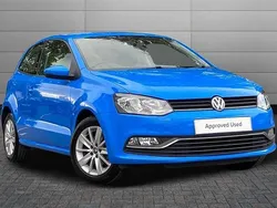 Blue Used 2014 VW Polo SE Hatchback | £7,550 (Fair price)
