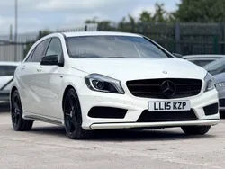 White Used 2015 Mercedes A200 AMG Hatchback | £9,298 (Fair price)