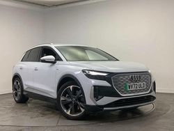 White Used 2022 Audi Q4 e-tron S-Line SUV | £28,200 (Good price)