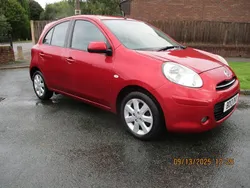 Red Used 2013 Nissan Micra Acenta Hatchback | £3,495 (Good price)