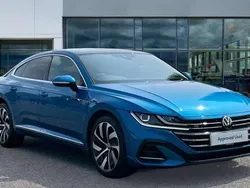 Kingfisher blue metallic Used 2024 VW Arteon R-line Hatchback | £29,678 (Fair price)